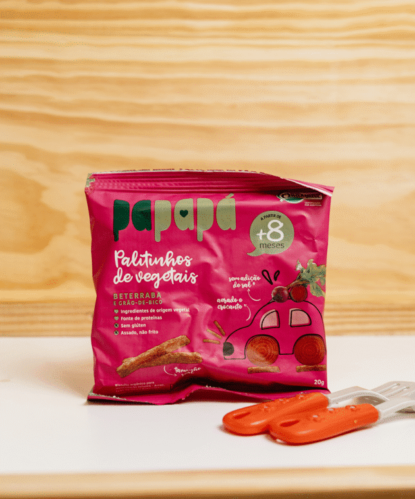Biscoito Infantil Palitinhos de Beterraba