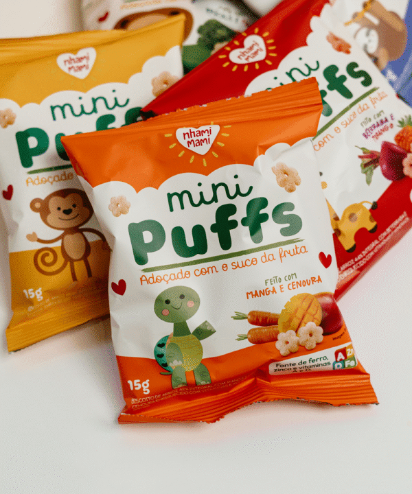 Mini Puffs Manga e Cenoura