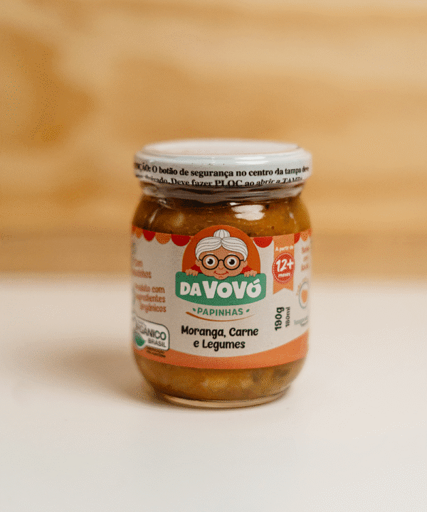 Papinha de Moranga, Carne e Legumes (12+)
