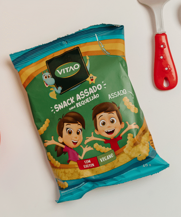 Snack Assado e Vegano de Requeijão