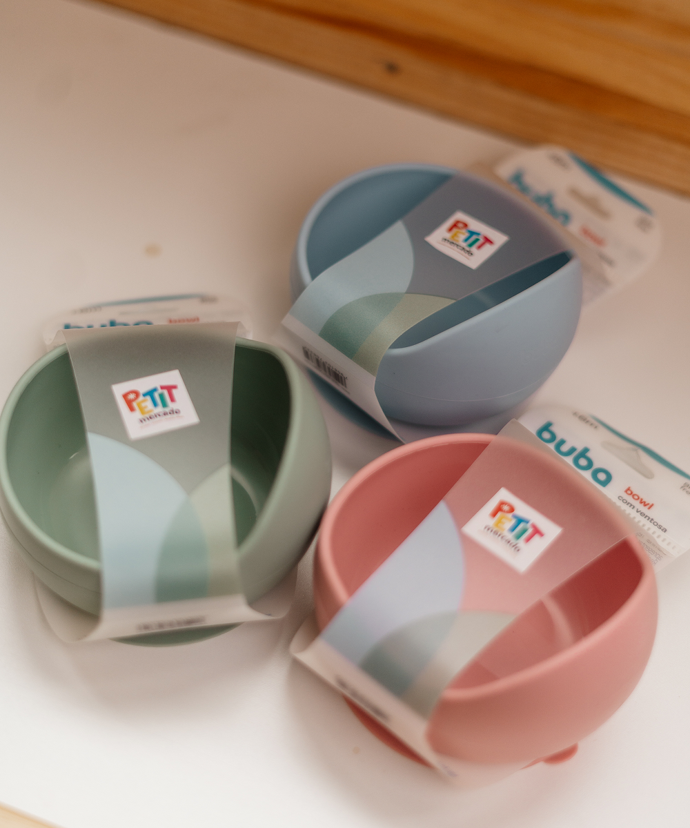 Bowl em Silicone com Ventosa