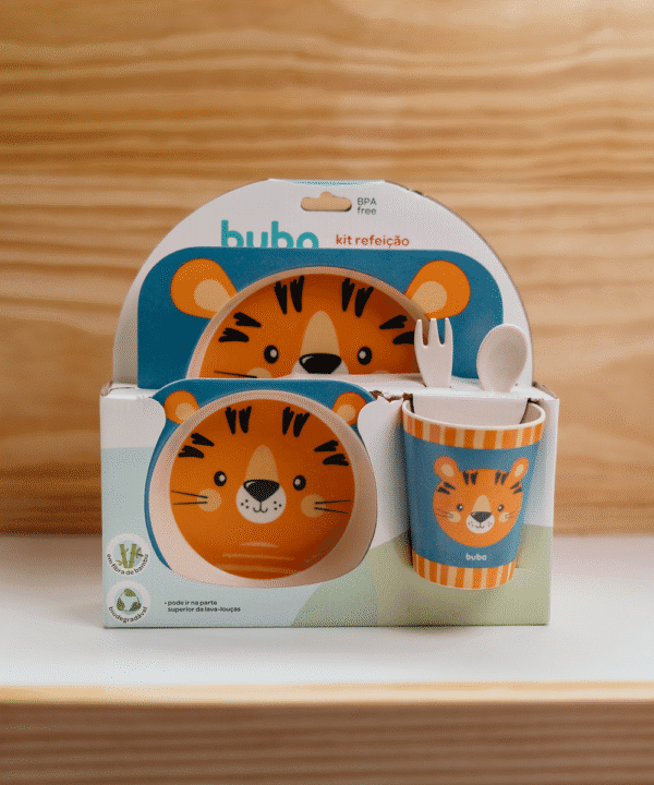 Kit Refeição Bambu - Tigre