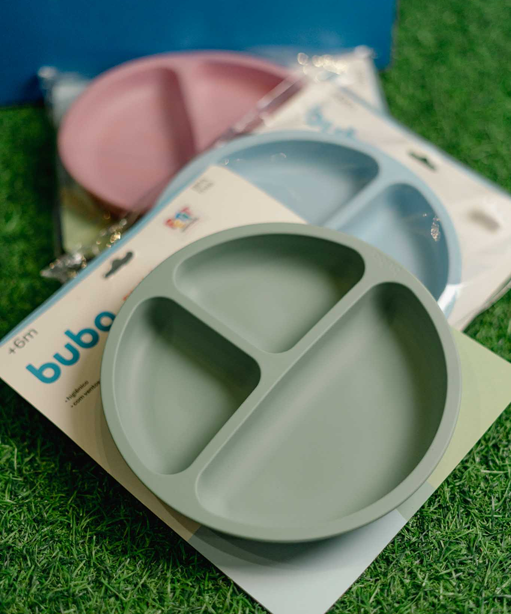Pratinho em Silicone com Ventosa