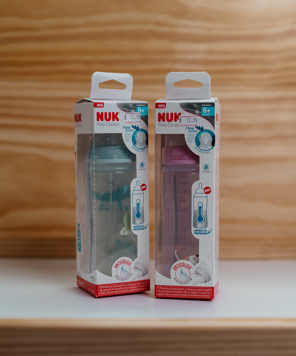 Mamadeira First Choice Controle Temperatura NUK - 360ml - Imagem 2
